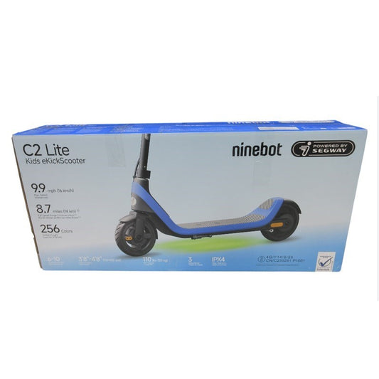 Ninebot by Segway C2 Lite Kids Electric Scooter – 9.9 mph | 8.7 mi Range | 256 Colors