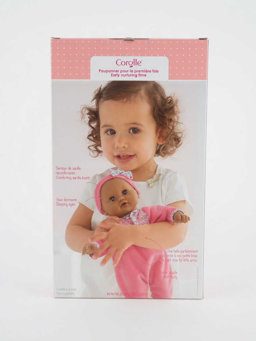 Corolle Bébé Calin Maria Baby Doll – 12" Soft Body | Sleeping Eyes | Vanilla Scent | Ages 18M+
