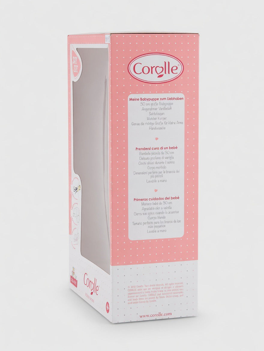 Corolle Bébé Calin Maria Baby Doll – 12" Soft Body | Sleeping Eyes | Vanilla Scent | Ages 18M+