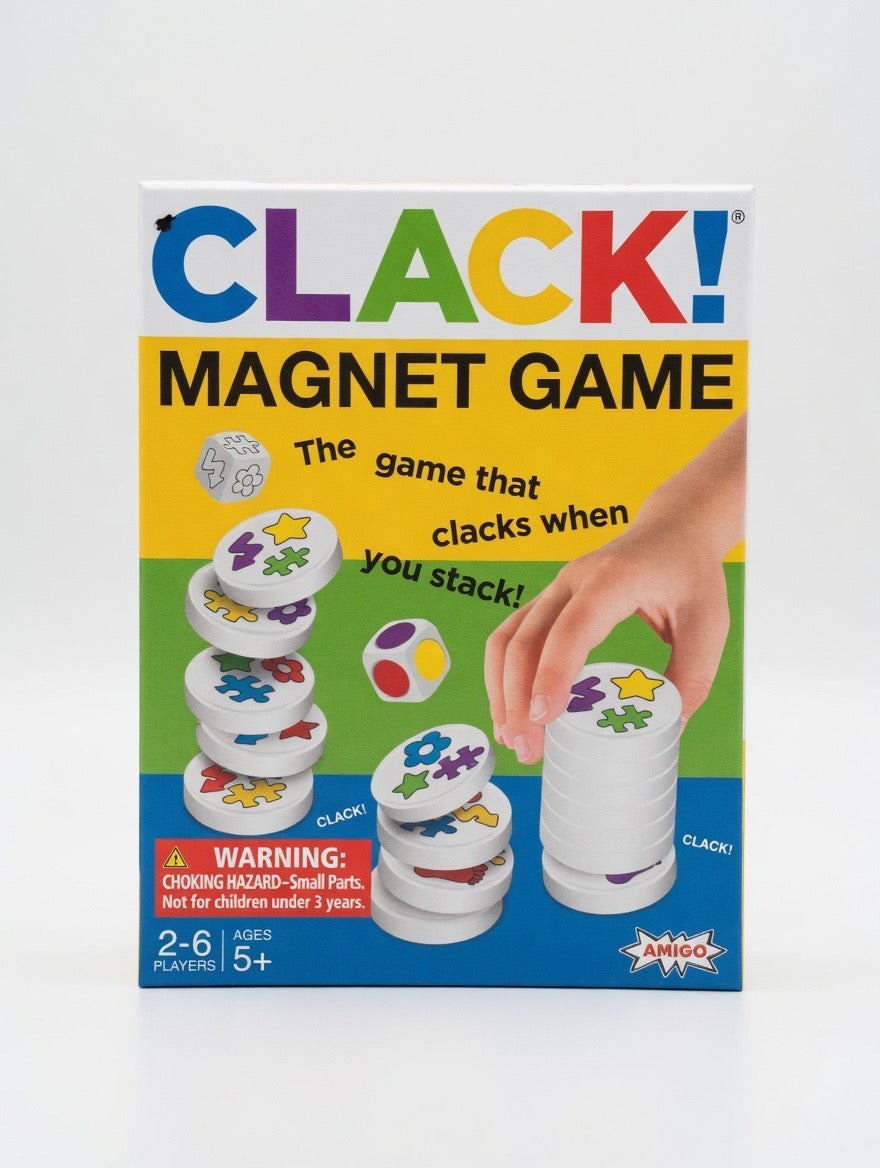 Clack! Magnet Game – Fast-Paced Family Matching Game | 2-6 Players Ages 5+