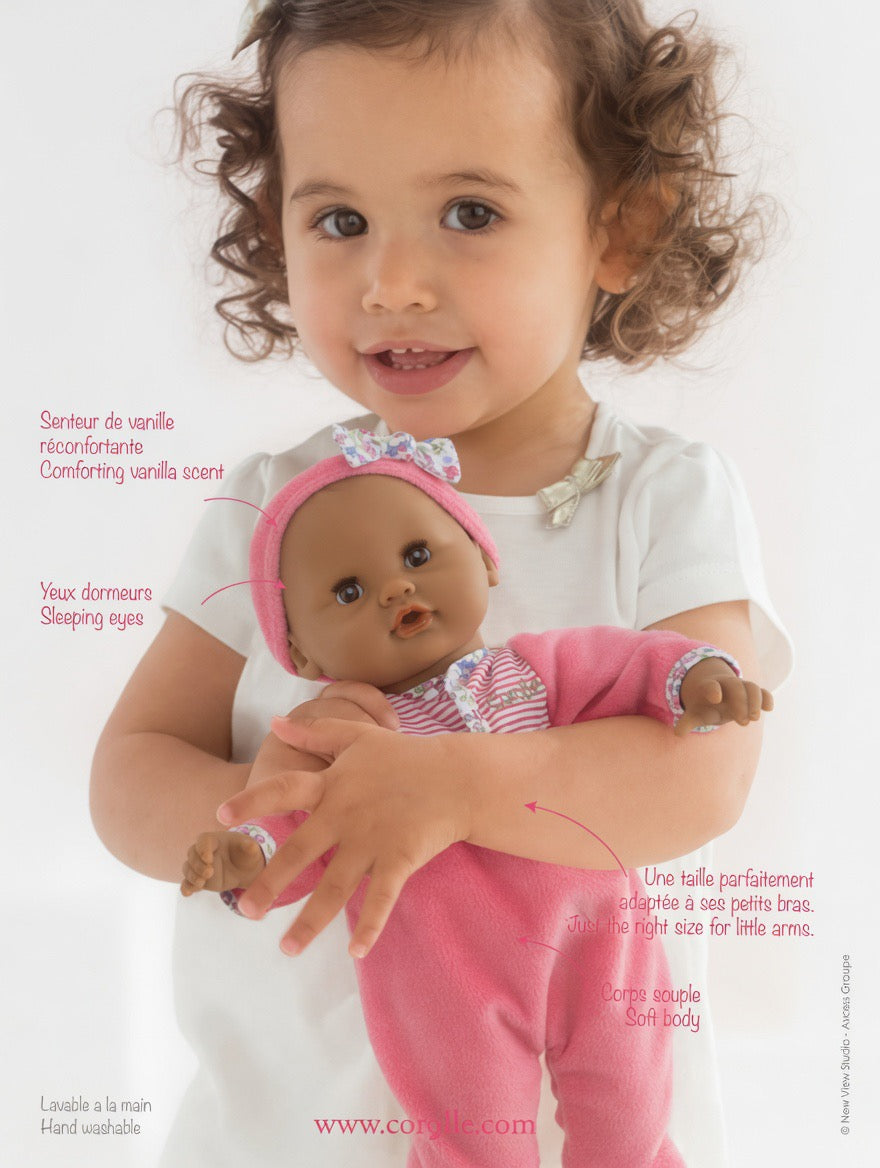 Corolle Bébé Calin Maria Baby Doll – 12" Soft Body | Sleeping Eyes | Vanilla Scent | Ages 18M+