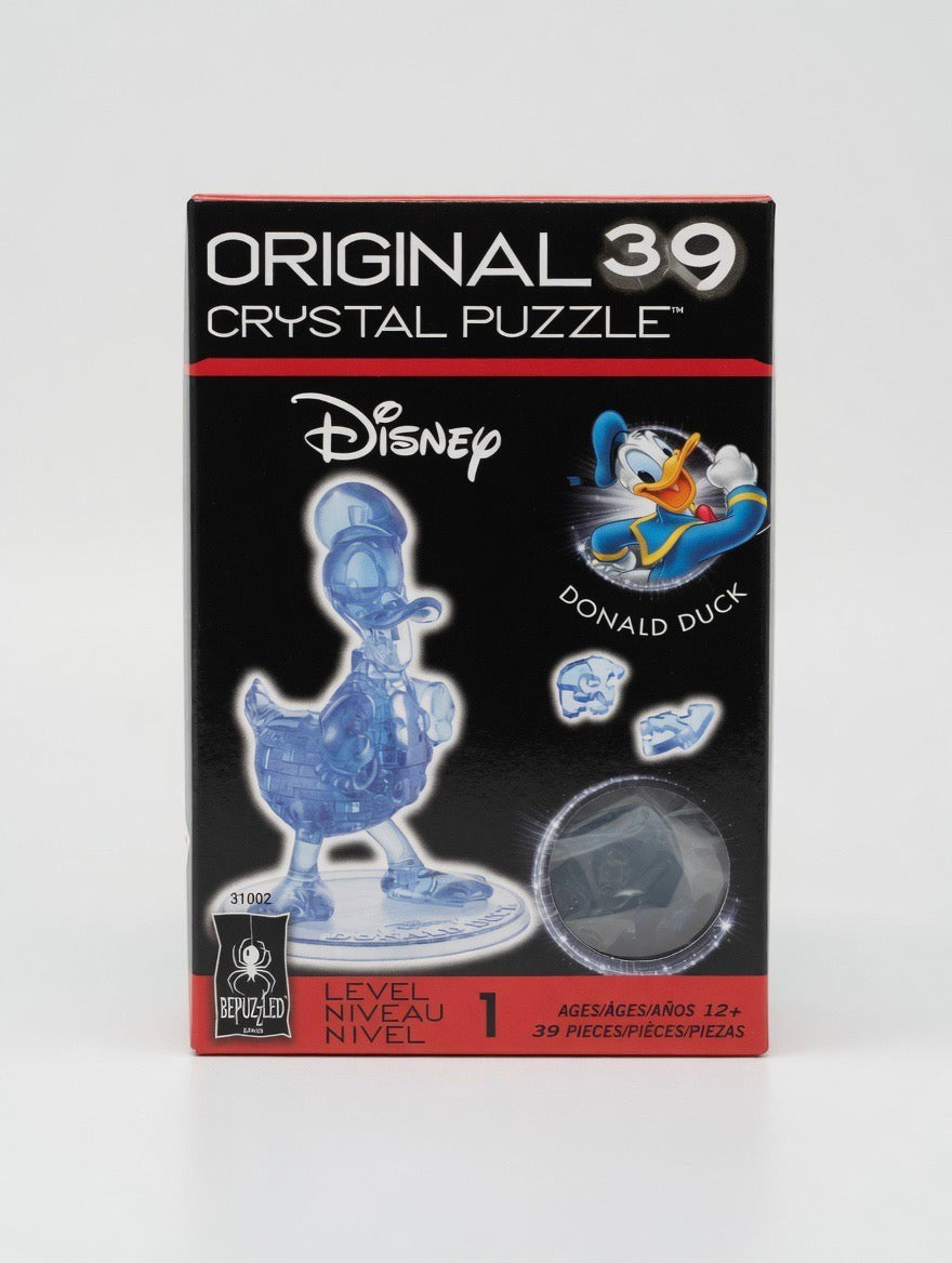 Disney Donald Duck 3D Crystal Puzzle – 39 Piece Collectible Figure