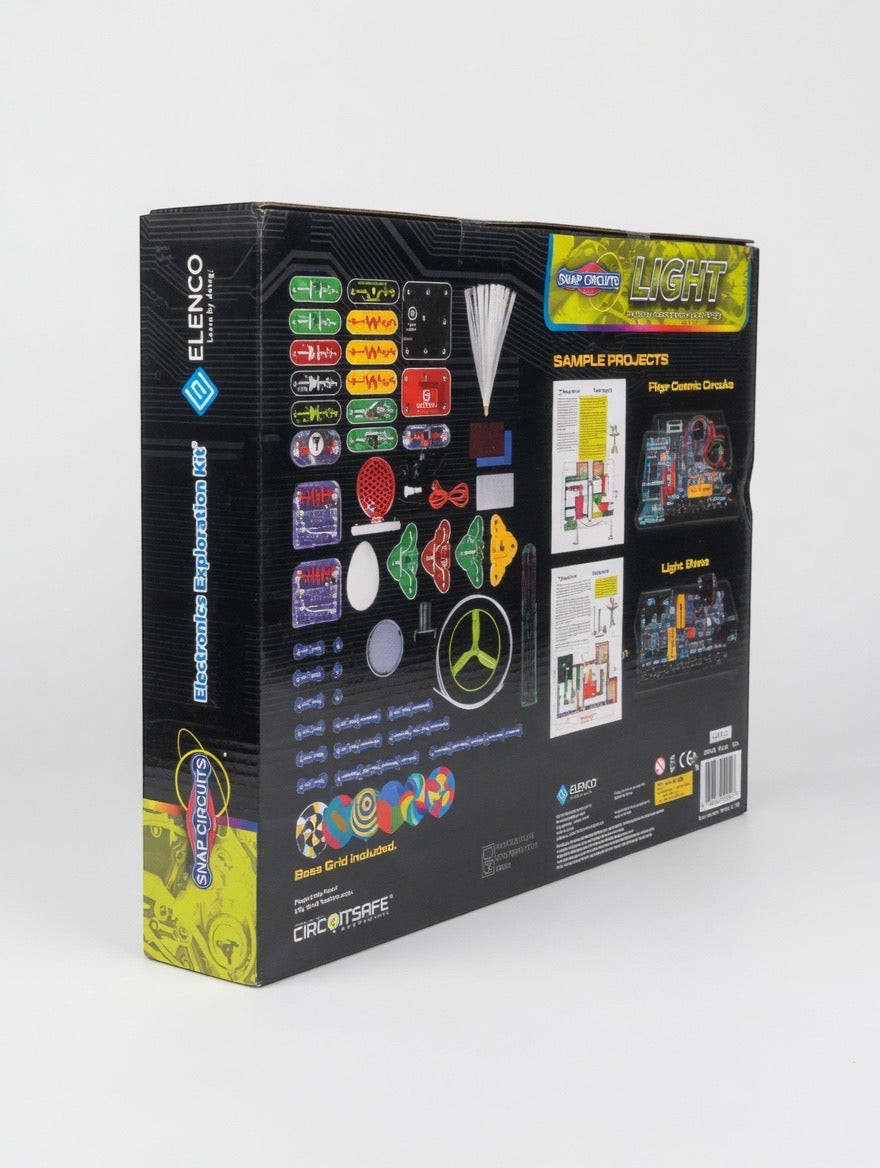 Snap Circuits Light Electronics Exploration Kit – 175+ Projects | STEM Learning | Ages 8+