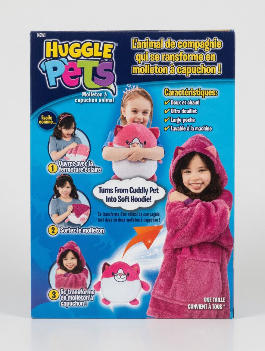 Huggle Pets Cuddly Kitty – The Pet That Turns Into a Hoodie! | Ultra-Plush | One Size Fits All | Ages 3-11