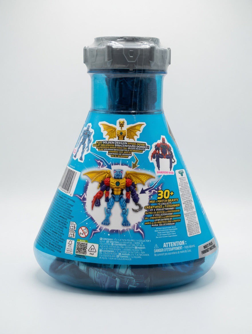 MrBeast Lab Hybrids – Mix & Match Fusion Action Figures | 2 Figures + 30+ to Collect | Ages 5+