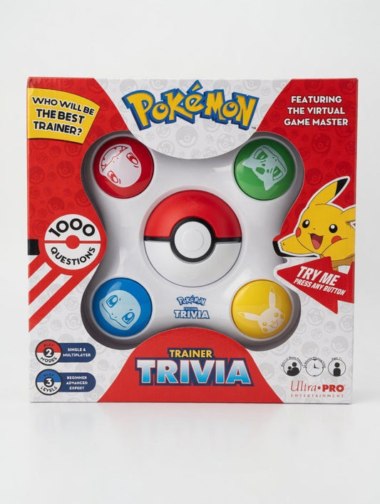 Pokémon Trainer Trivia Game – Interactive Electronic Quiz Game for Kids & Families