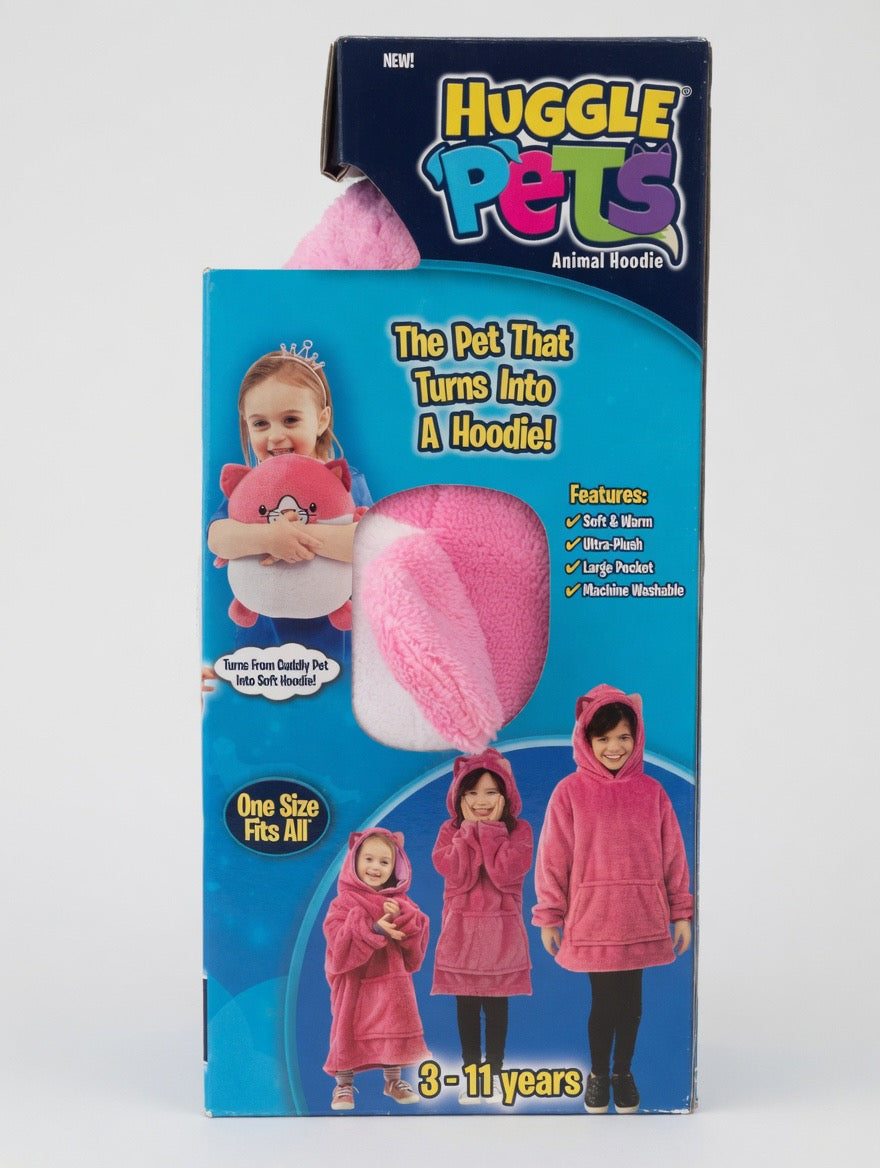 Huggle Pets Cuddly Kitty – The Pet That Turns Into a Hoodie! | Ultra-Plush | One Size Fits All | Ages 3-11