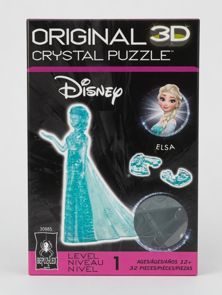 Disney Frozen Elsa 3D Crystal Puzzle – 32 Piece Collectible Figure
