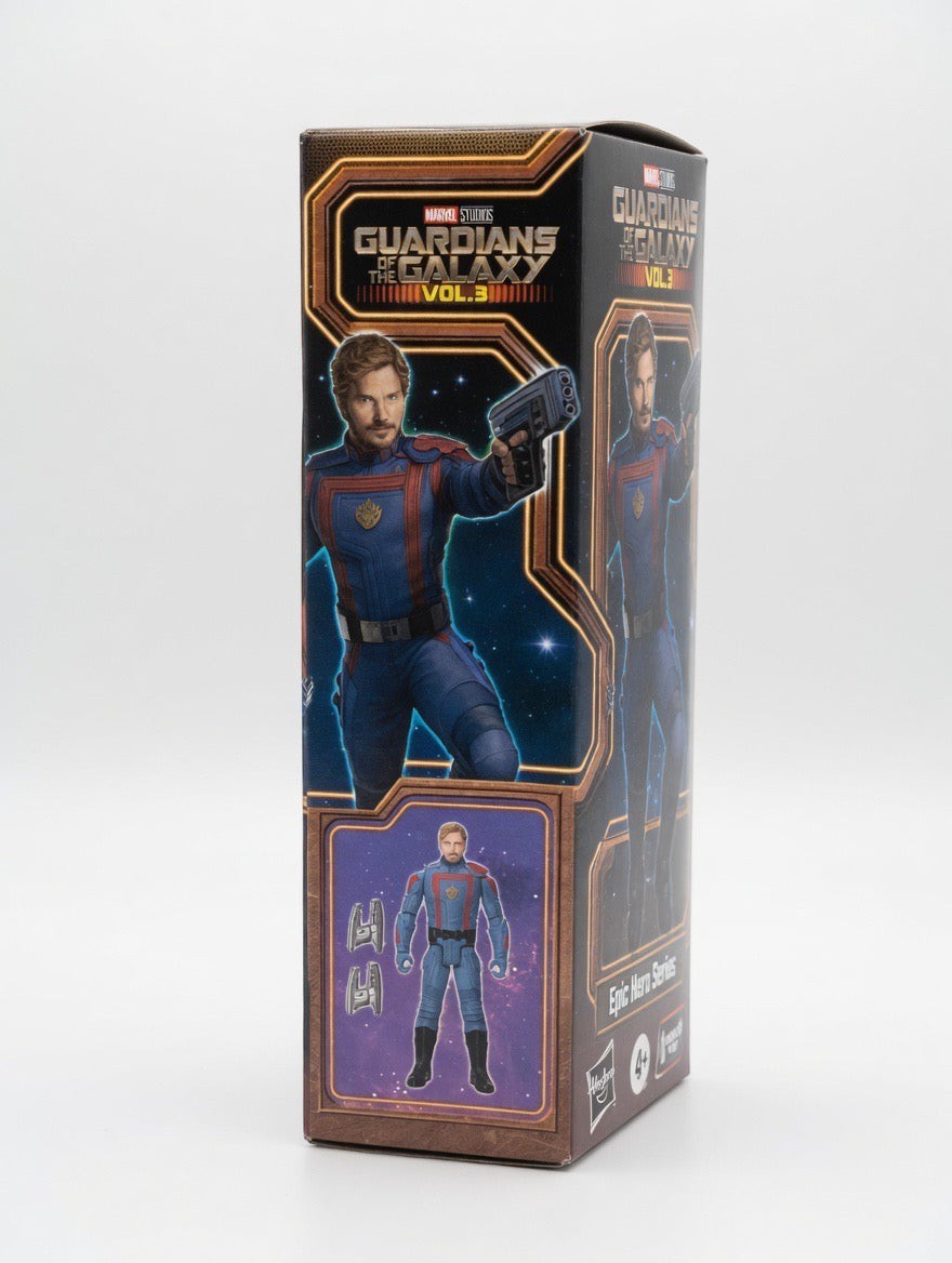 Marvel Star-Lord Action Figure – Guardians of the Galaxy Vol. 3 Epic Hero Series 4-Inch