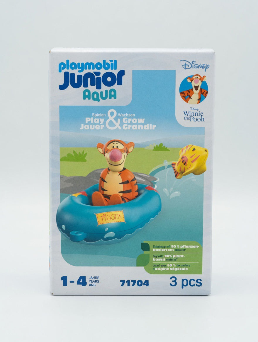 PLAYMOBIL Junior Aqua Tigger Water Play Set – Disney Winnie the Pooh Bath Toy