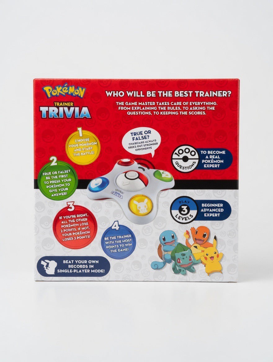 Pokémon Trainer Trivia Game – Interactive Electronic Quiz Game for Kids & Families