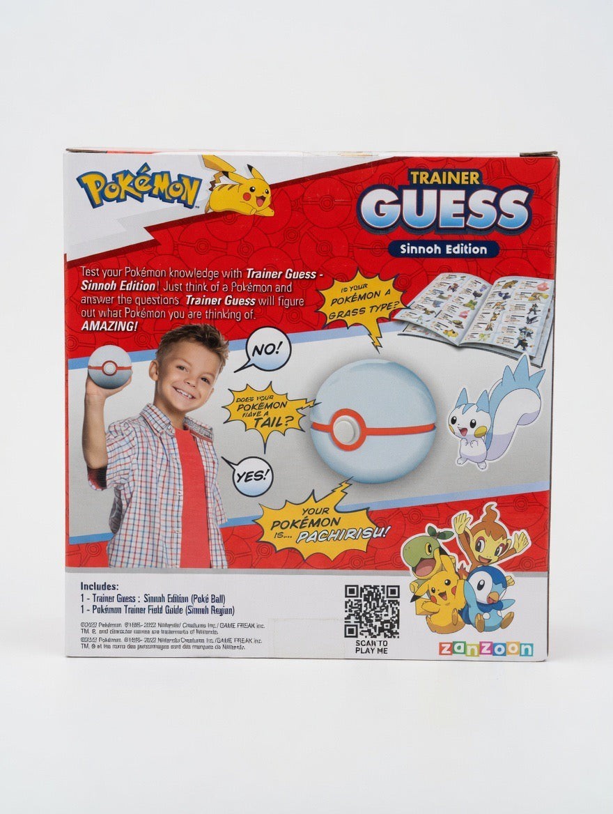 Pokémon Trainer Guess Sinnoh Edition – Interactive Electronic Poké Ball Game
