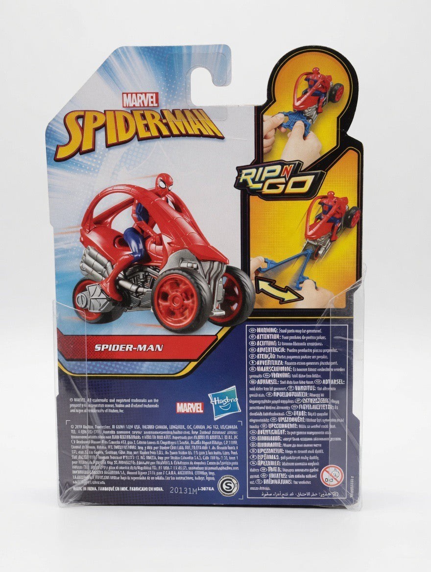 Marvel Spider-Man Rip N Go Vehicle – Pull Back Racer | Ages 4+