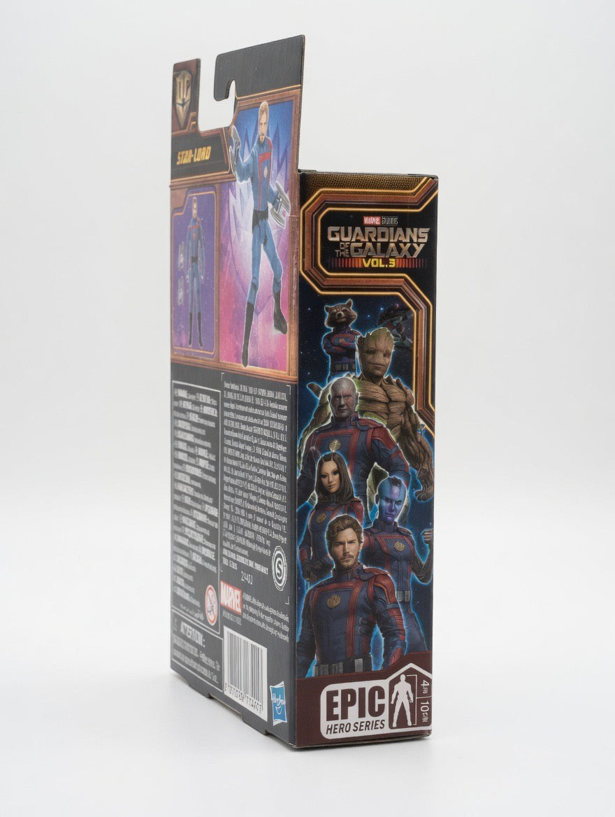 Marvel Star-Lord Action Figure – Guardians of the Galaxy Vol. 3 Epic Hero Series 4-Inch