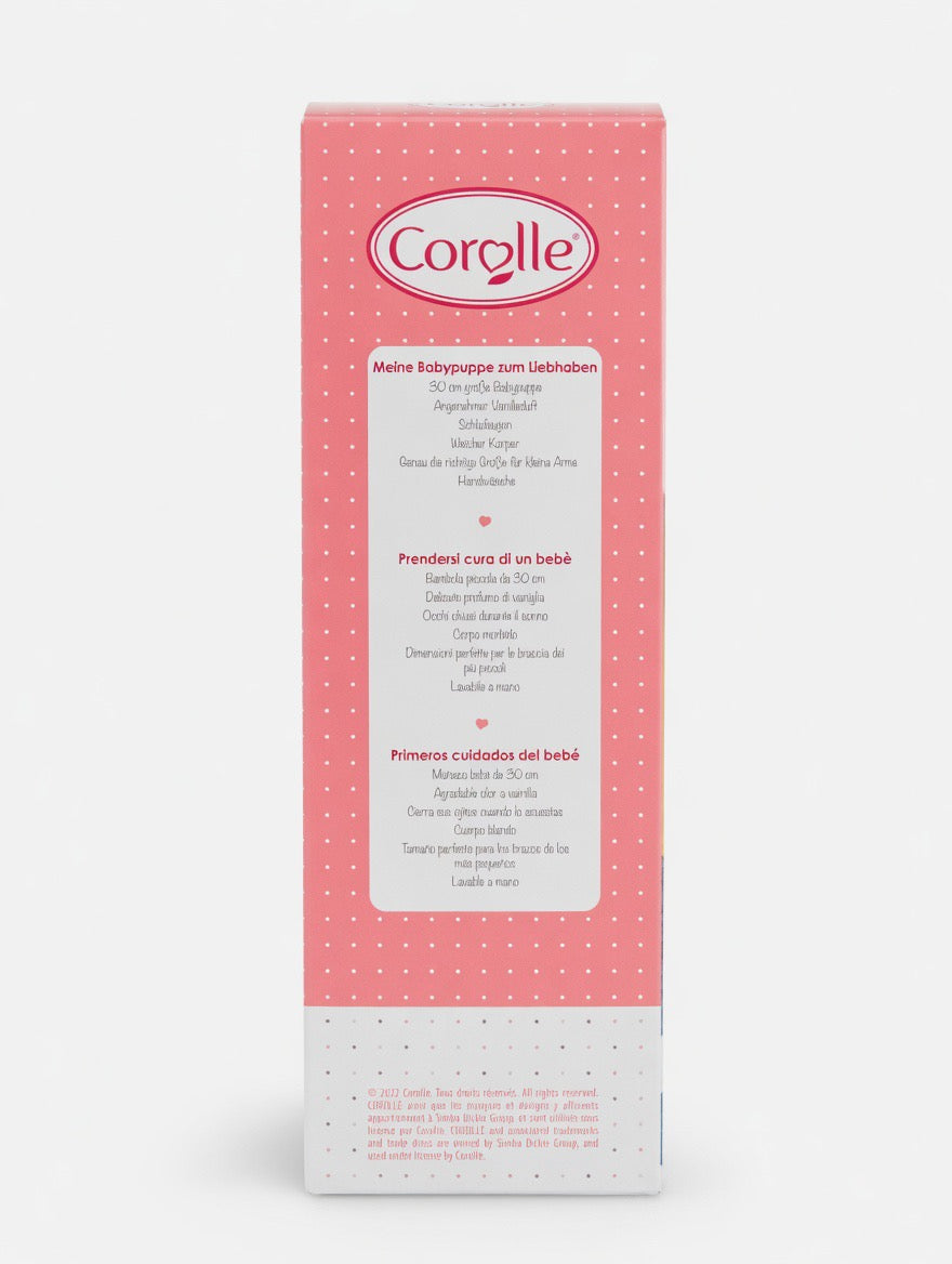 Corolle Bébé Calin Unicorn Baby Doll – 12" Soft Body | Sleeping Eyes | Vanilla Scent | Ages 18M+