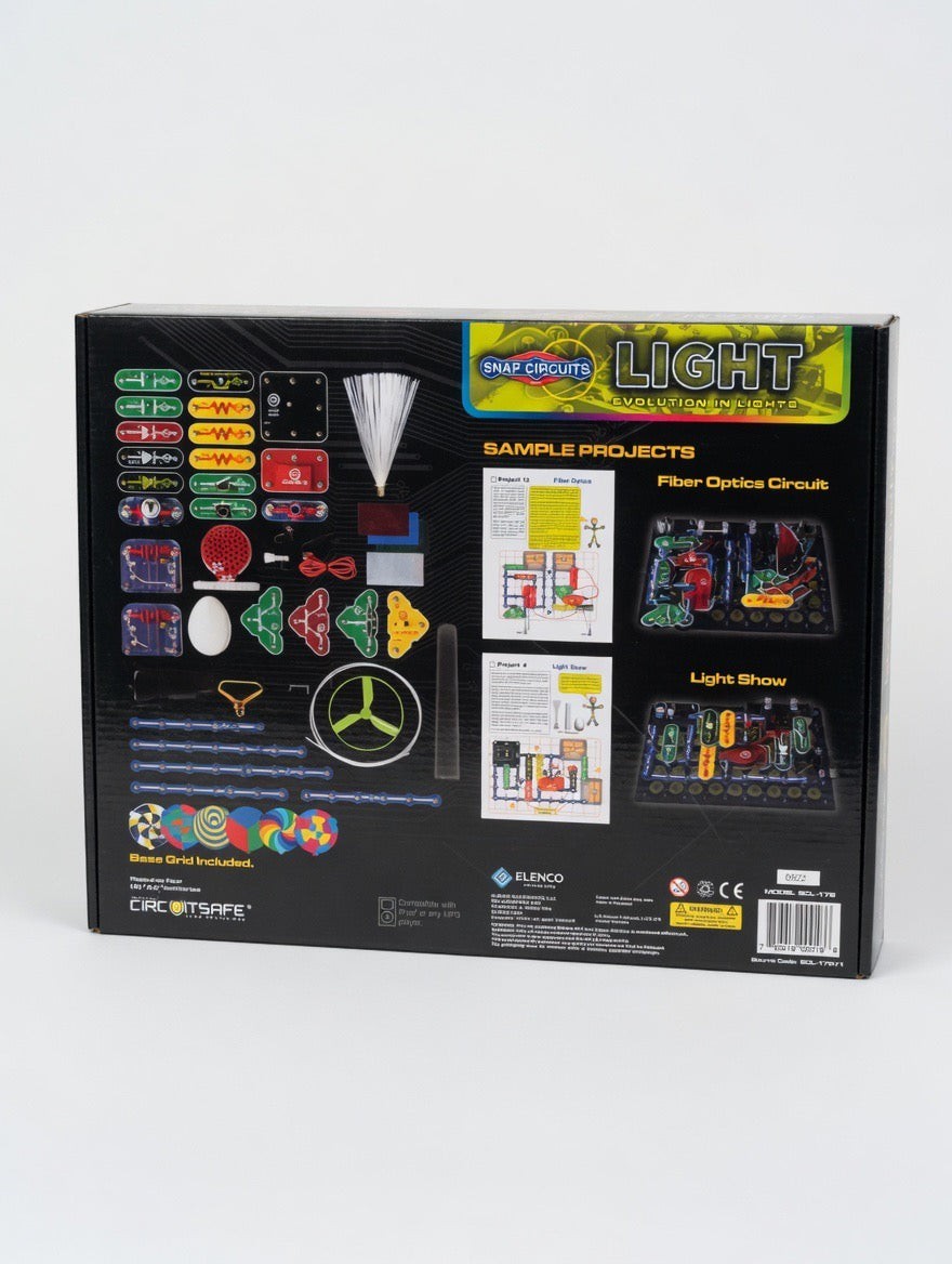 Snap Circuits Light Electronics Exploration Kit – 175+ Projects | STEM Learning | Ages 8+