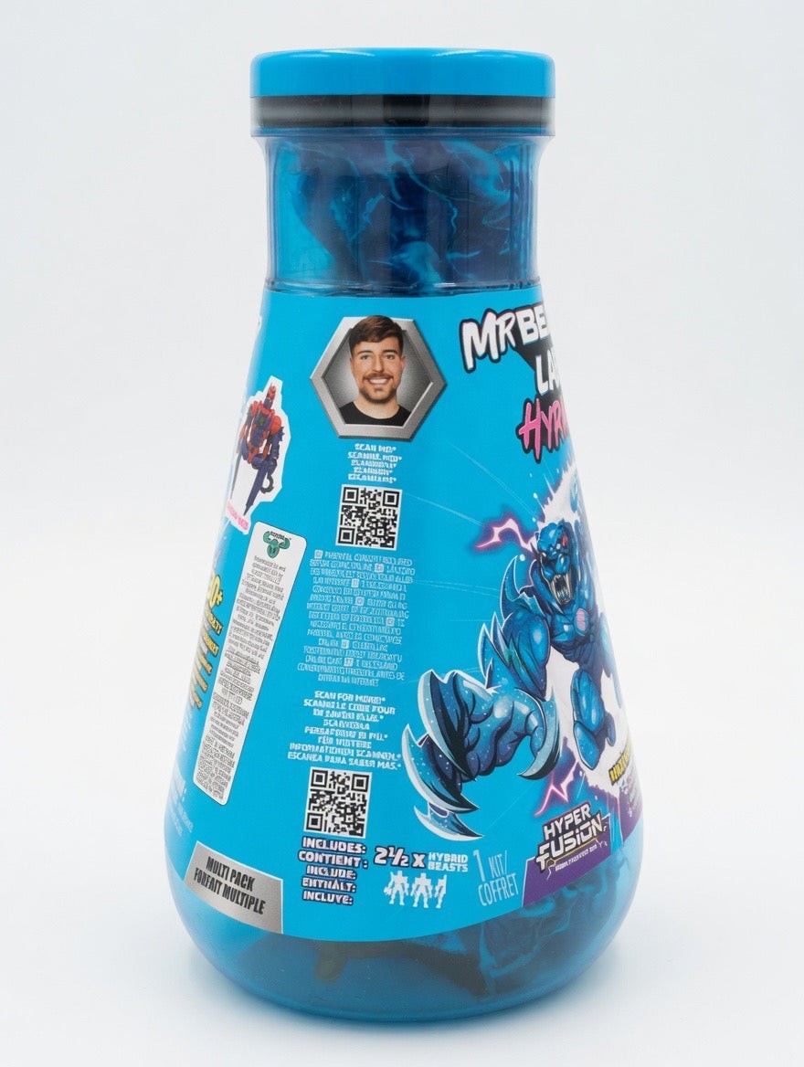 MrBeast Lab Hybrids – Mix & Match Fusion Action Figures | 2 Figures + 30+ to Collect | Ages 5+