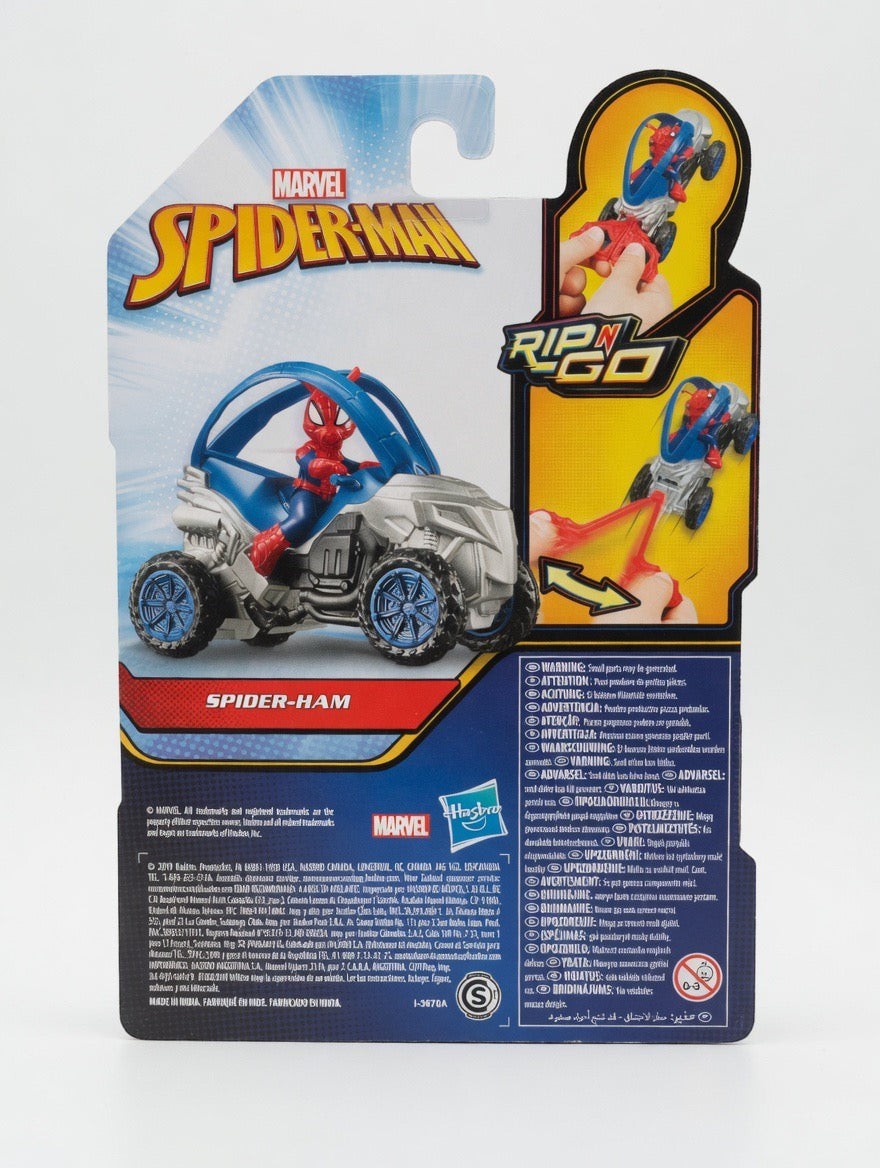 Marvel Spider-Man Rip N Go Vehicle – Pull Back Racer | Ages 4+