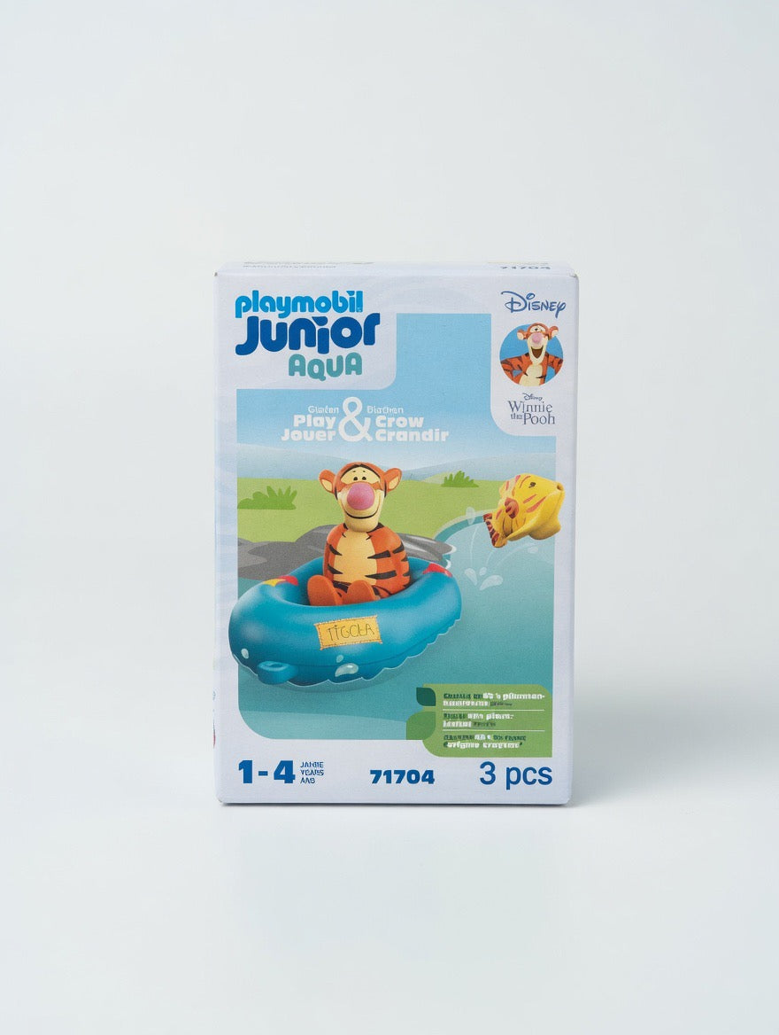 PLAYMOBIL Junior Aqua Tigger Water Play Set – Disney Winnie the Pooh Bath Toy