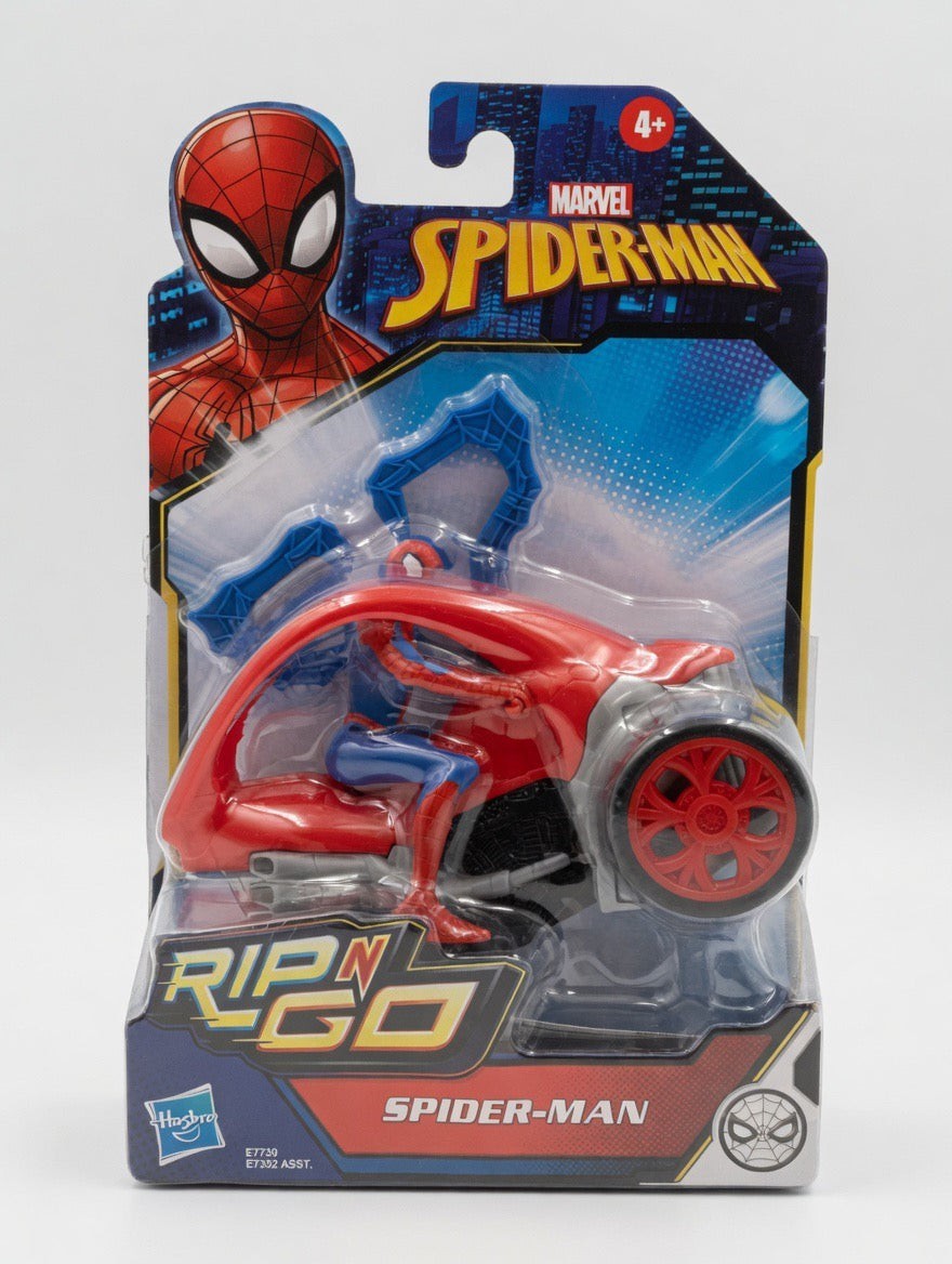 Marvel Spider-Man Rip N Go Vehicle – Pull Back Racer | Ages 4+