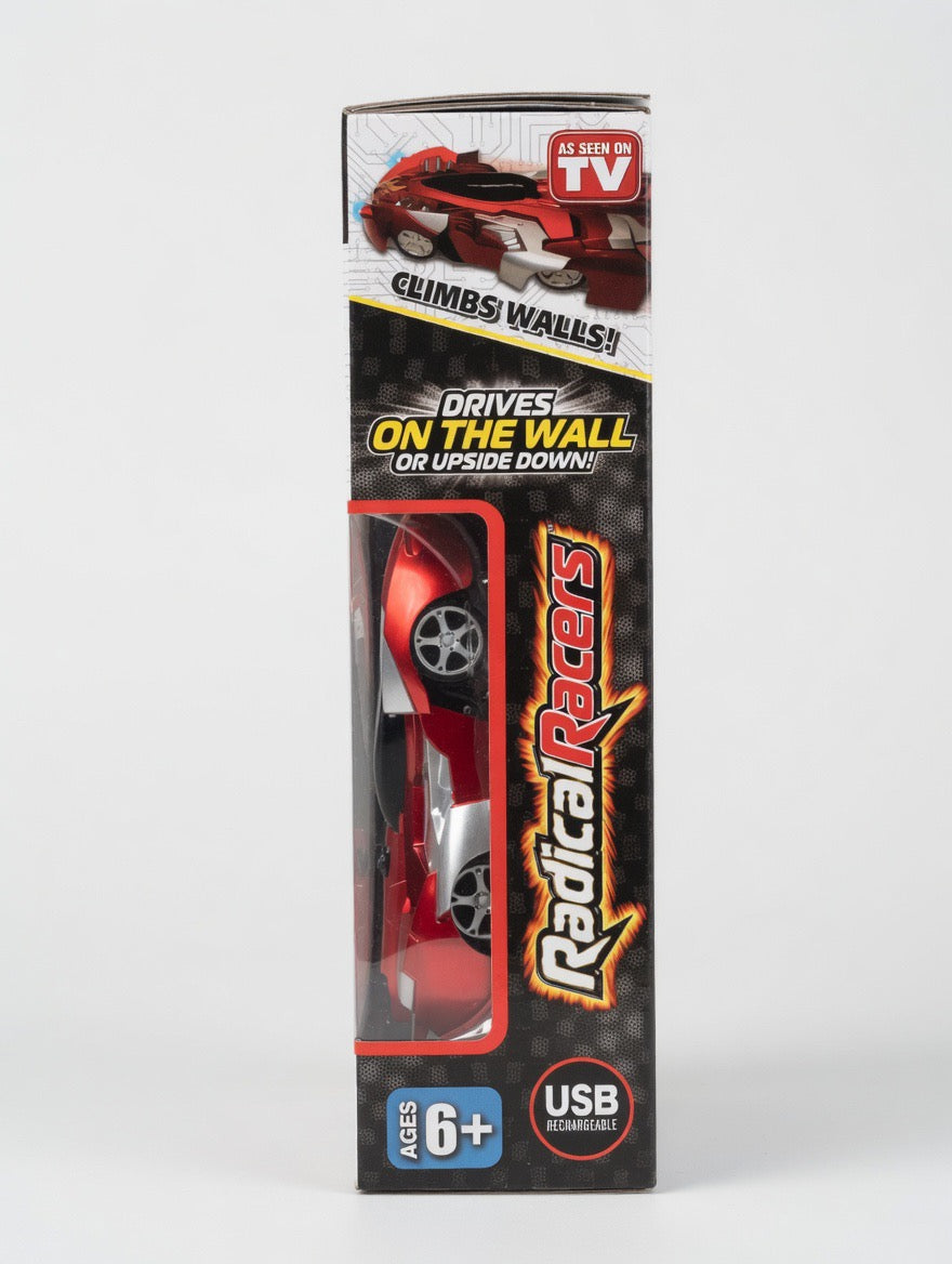 Radical Racers Wall Climber RC Car – Drives on Walls & Ceilings | LED Light-Up | As Seen on TV | Ages 6+