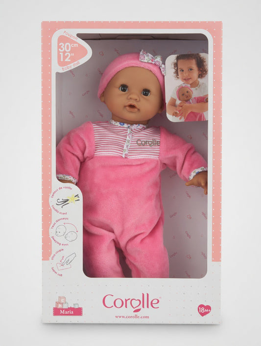 Corolle Bébé Calin Maria Baby Doll – 12" Soft Body | Sleeping Eyes | Vanilla Scent | Ages 18M+