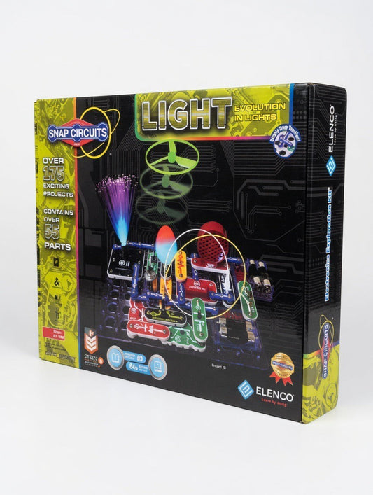 Snap Circuits Light Electronics Exploration Kit – 175+ Projects | STEM Learning | Ages 8+