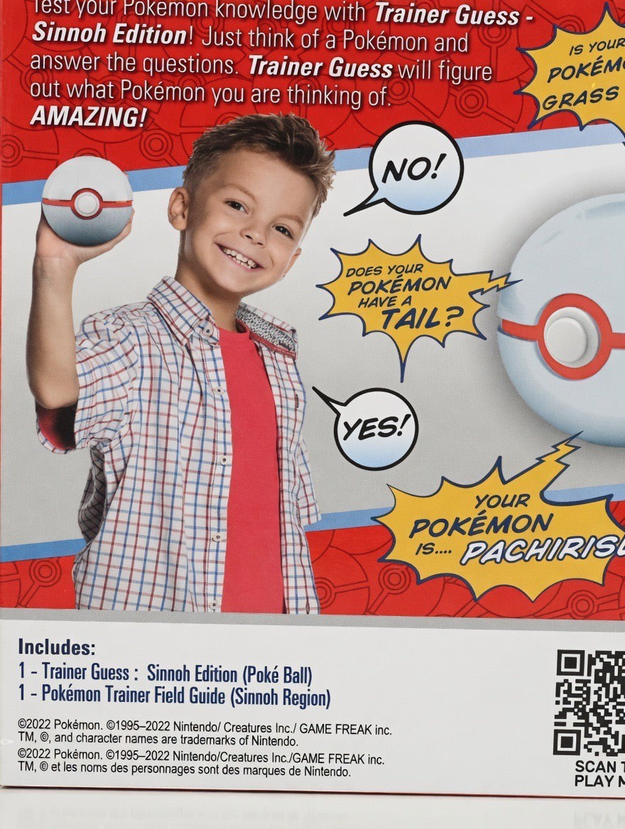 Pokémon Trainer Guess Sinnoh Edition – Interactive Electronic Poké Ball Game