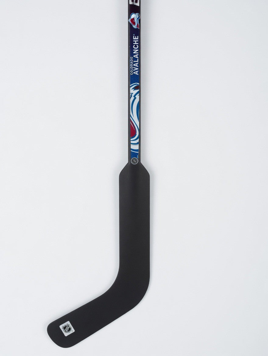 ImagineHaul Colorado Avalanche NHL mini goalie stick with composite construction and official team colours.