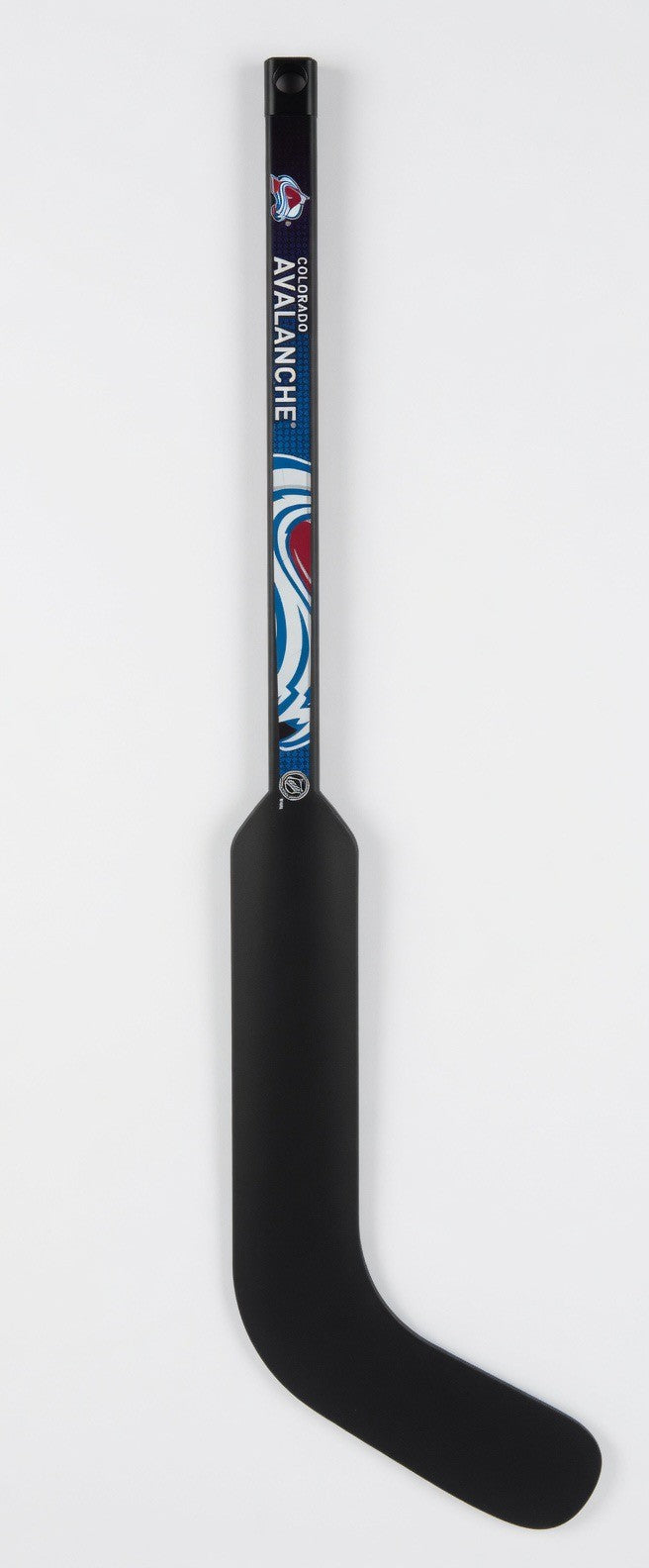 ImagineHaul Colorado Avalanche NHL mini goalie stick with composite construction and team colours.