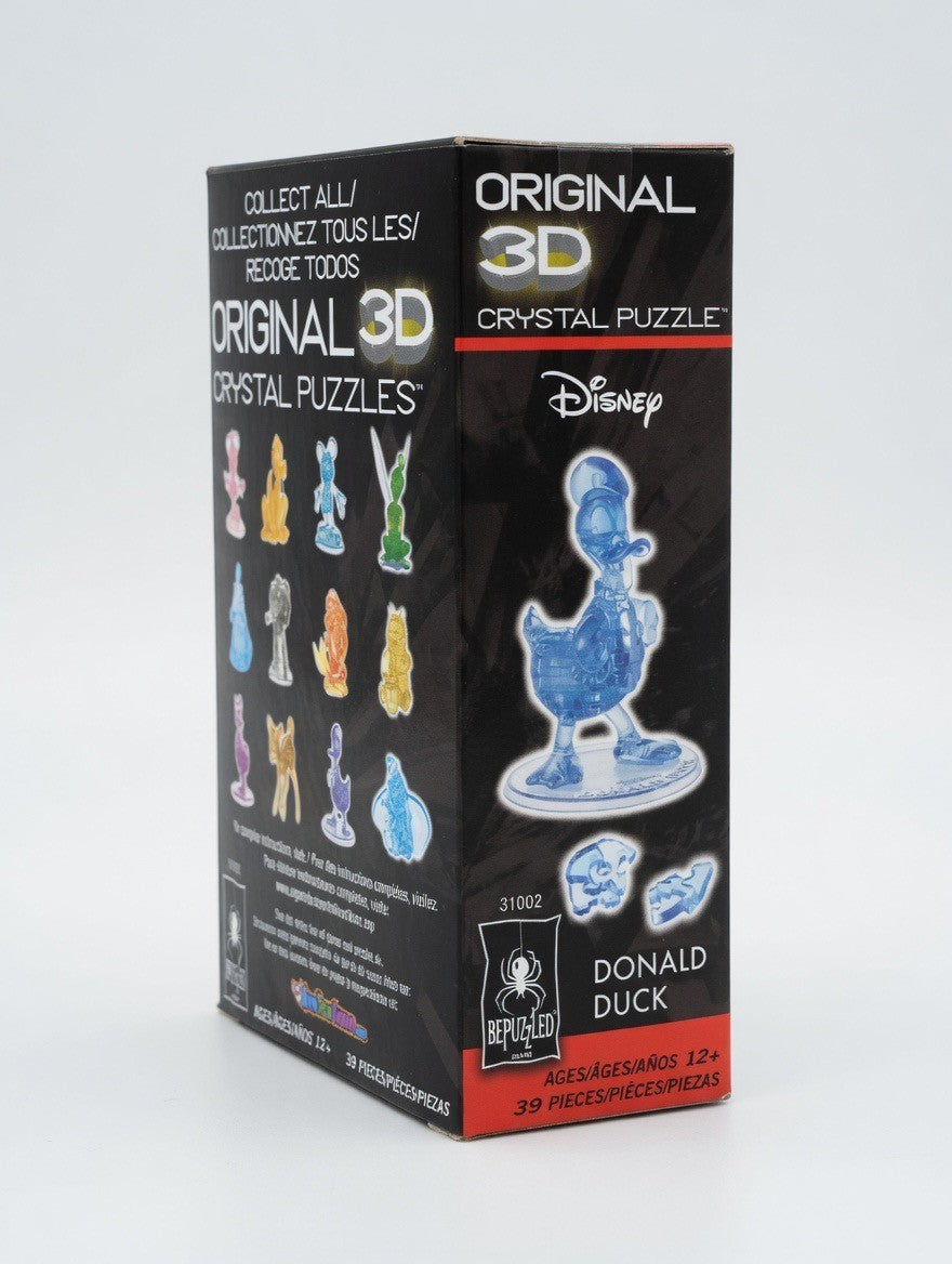 ImagineHaul Disney Donald Duck 3D Crystal Puzzle, translucent blue, 39 pieces, collectible figure