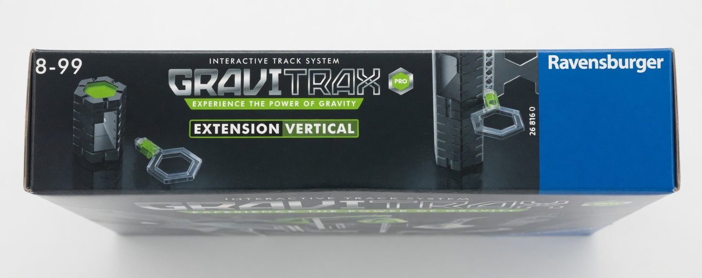 ImagineHaul GraviTrax PRO Extension Vertical marble run add-on box with towers and connectors, ages 8-99.