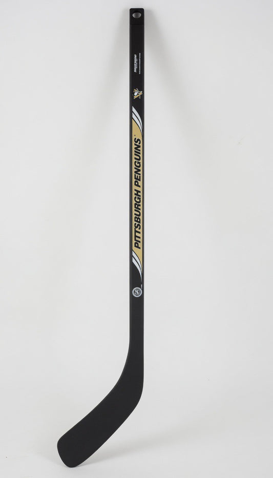ImagineHaul Pittsburgh Penguins NHL mini hockey stick in black composite with gold and white branding. Officially licensed.