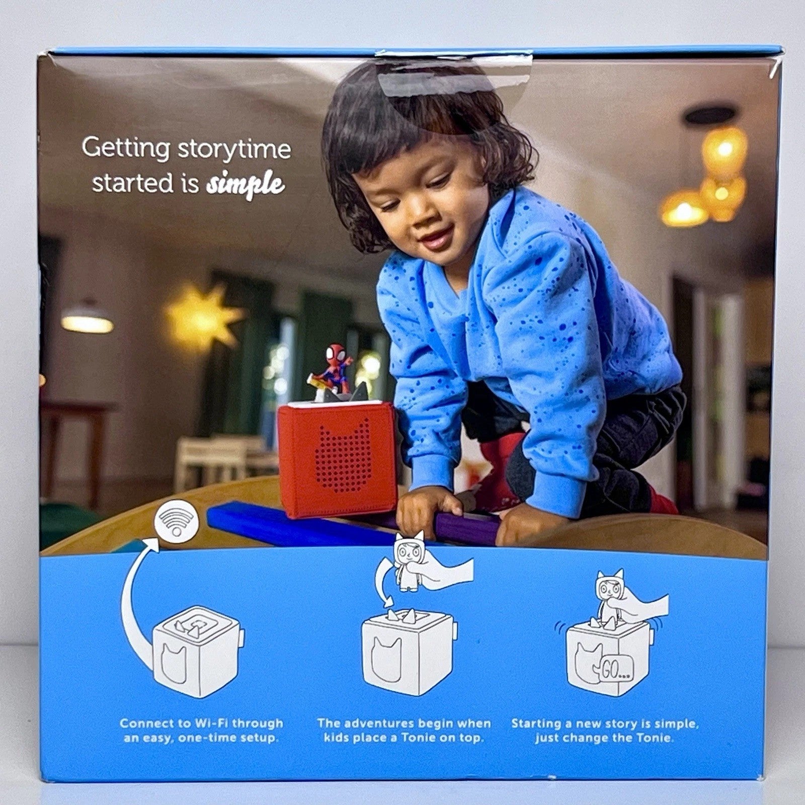 ImagineHaul Toniebox Starter Set with Spidey & His Amazing Friends audio player and figure for kids ages 3+